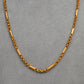 Pre-Owned 22ct Gold Bar & Belcher Chain Necklace 17 Inch