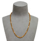 Pre-Owned 22ct Gold Bar & Belcher Chain Necklace 17 Inch