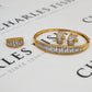 Pre-Owned 9ct Gold & Diamond Greek Key Design Jewellery SET