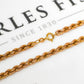 Pre-Owned 9ct Gold Rope Chain Necklace 18 Inch