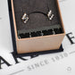 Pre-Owned 9ct Gold Sapphire & CZ Rhombus Shape Stud Earrings