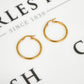 Pre-Owned 9ct Gold Creole Hoop Earrings 26mm x 25mm