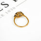 Pre-Owned 7 Tanzanite & 2 Diamond Dress Ring Size L