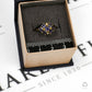 Pre-Owned 7 Tanzanite & 2 Diamond Dress Ring Size L