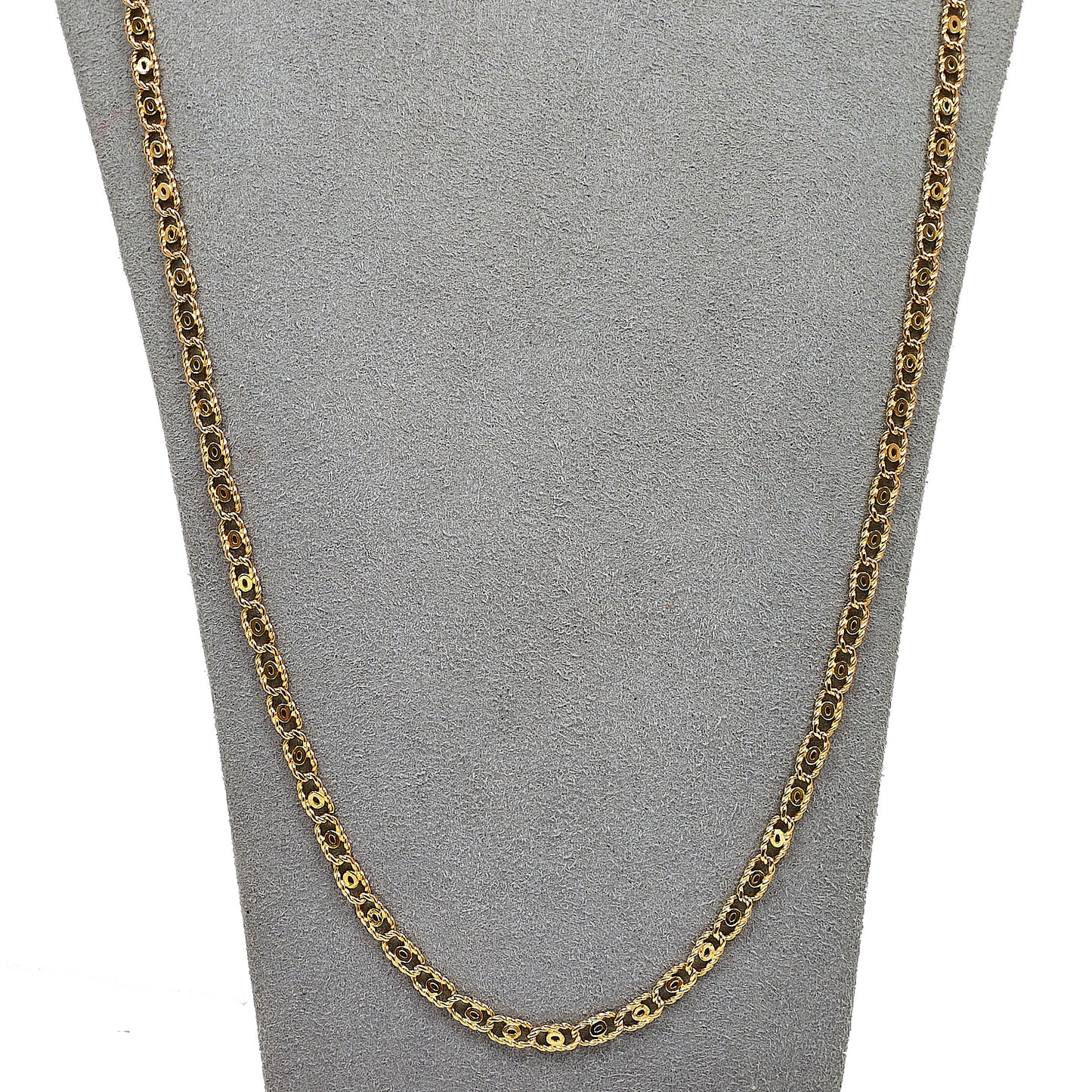 Pre-Owned 9ct Gold Fancy Anchor Link Necklace