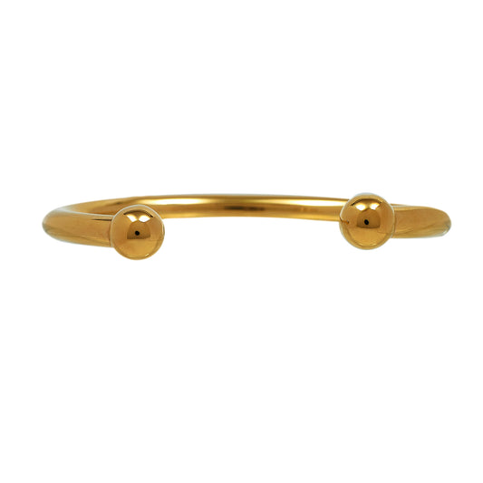 Pre-Owned 9ct Gold Gents Torque Bangle