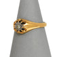 Pre-Owned 9ct Gold Illusion Set Diamond Gypsy Ring Size W