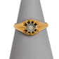Pre-Owned 9ct Gold Illusion Set Diamond Gypsy Ring Size W