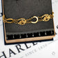 Pre-Owned 9ct Gold Horse Head & Horseshoe Bracelet 8 Inch