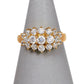 Pre-Owned 14ct Gold CZ Dress Ring Size N
