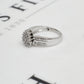 Pre-Owned 14ct White Gold Diamond Pear Shape Cluster Ring