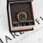 Pre-Owned 9ct Gold Mens Hematite Intaglio Ring Size X