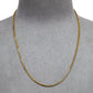Pre-Owned 9ct Gold Box Link Necklace 16 Inch