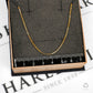 Pre-Owned 9ct Gold Box Link Necklace 16 Inch