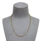 Pre-Owned 9ct Gold Box Link Necklace 16 Inch