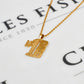 Pre-Owned 9ct Gold Multi Texture No 1 DAD Pendant