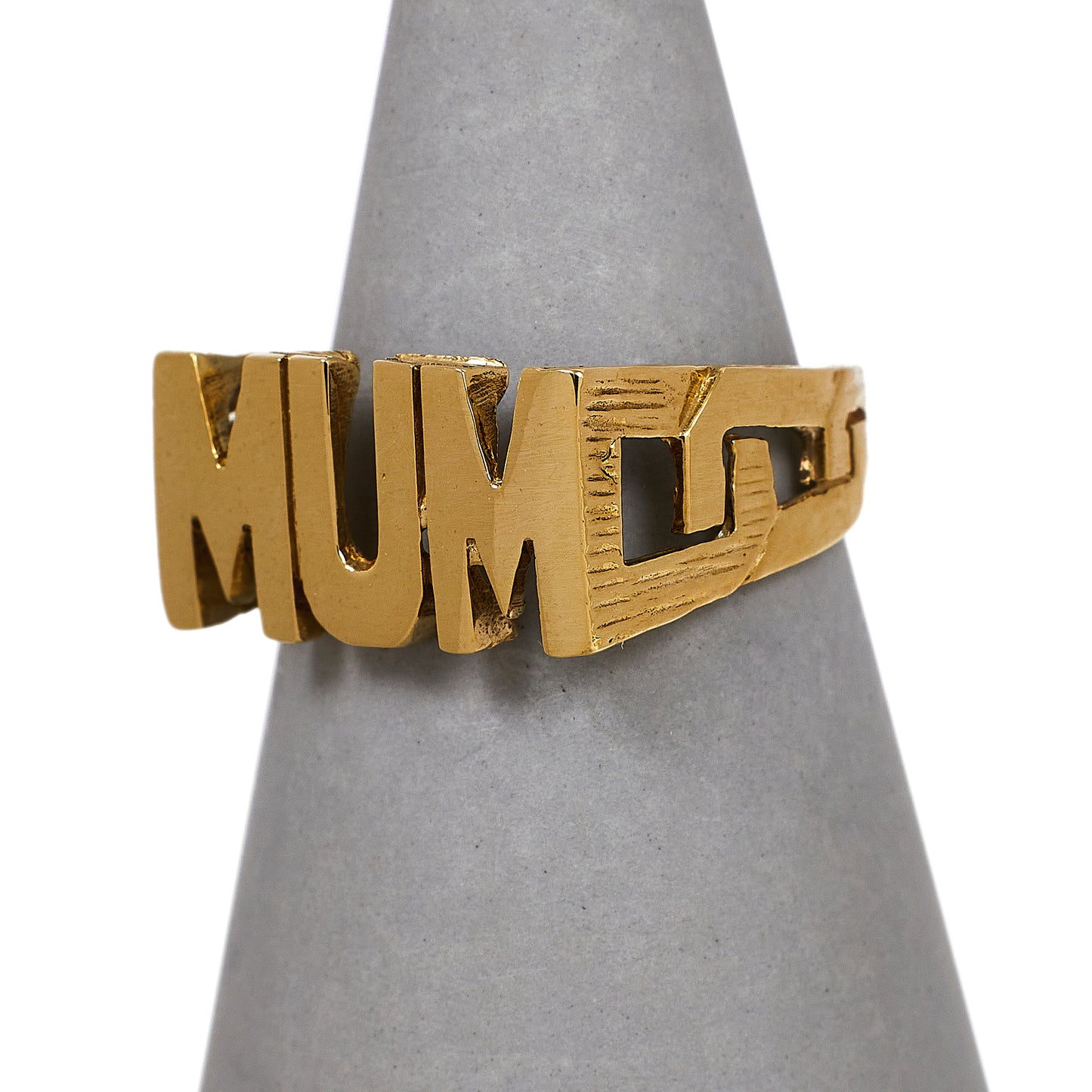 Pre-Owned 9ct Gold MUM Cherish Ring Size J