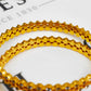 Pre-Owned 22ct Gold CZ Bangles Set Of 2