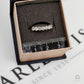 Pre-Owned 18ct Gold 7 Diamond Half Eternity Ring Size H