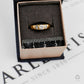 Pre-Owned 18ct Gold Diamond Set Band Ring - Size M.5