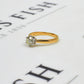 Pre-Owned 18ct Gold Diamond Solitare Engagement Ring Size M