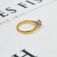 Pre-Owned 18ct Gold Diamond Solitare Engagement Ring Size M