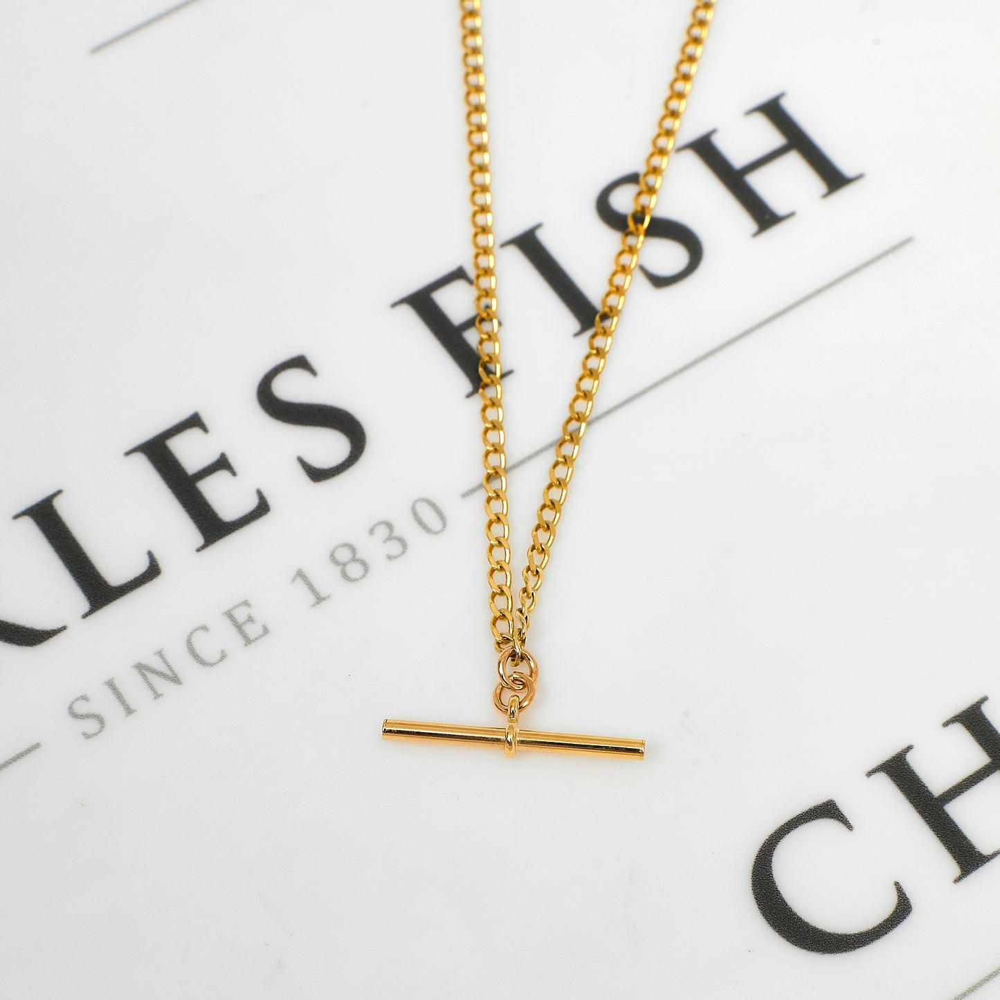 Pre-Owned 9ct Gold Curb Chain Necklace 18 Inch