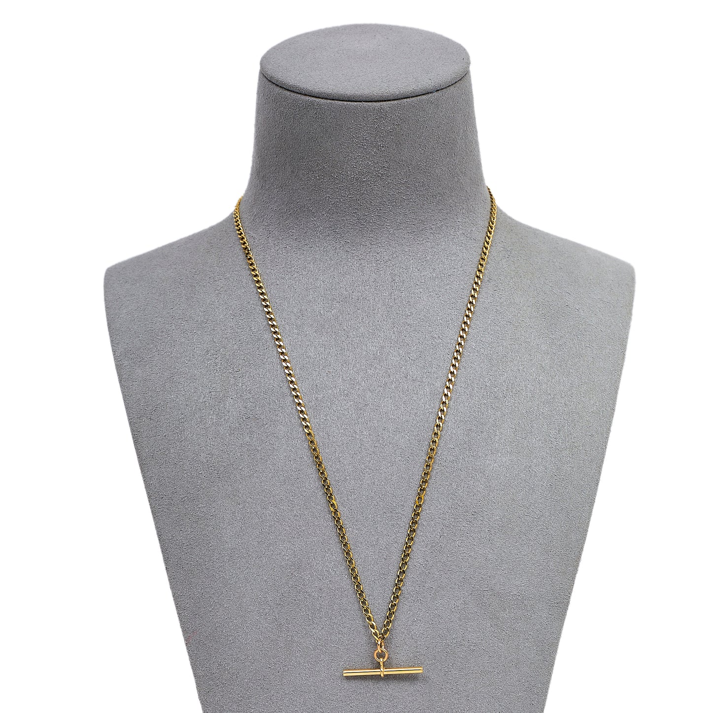 Pre-Owned 9ct Gold Curb Chain Necklace 18 Inch