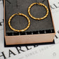Pre-Owned 18ct Gold Twist Creole Hoop Earrings
