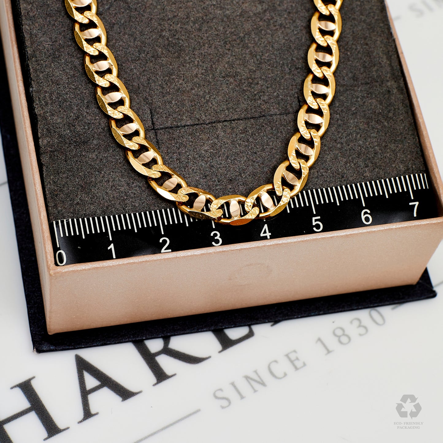 Pre-Owned 18ct Gold Anchor Link Necklace 19 Inch