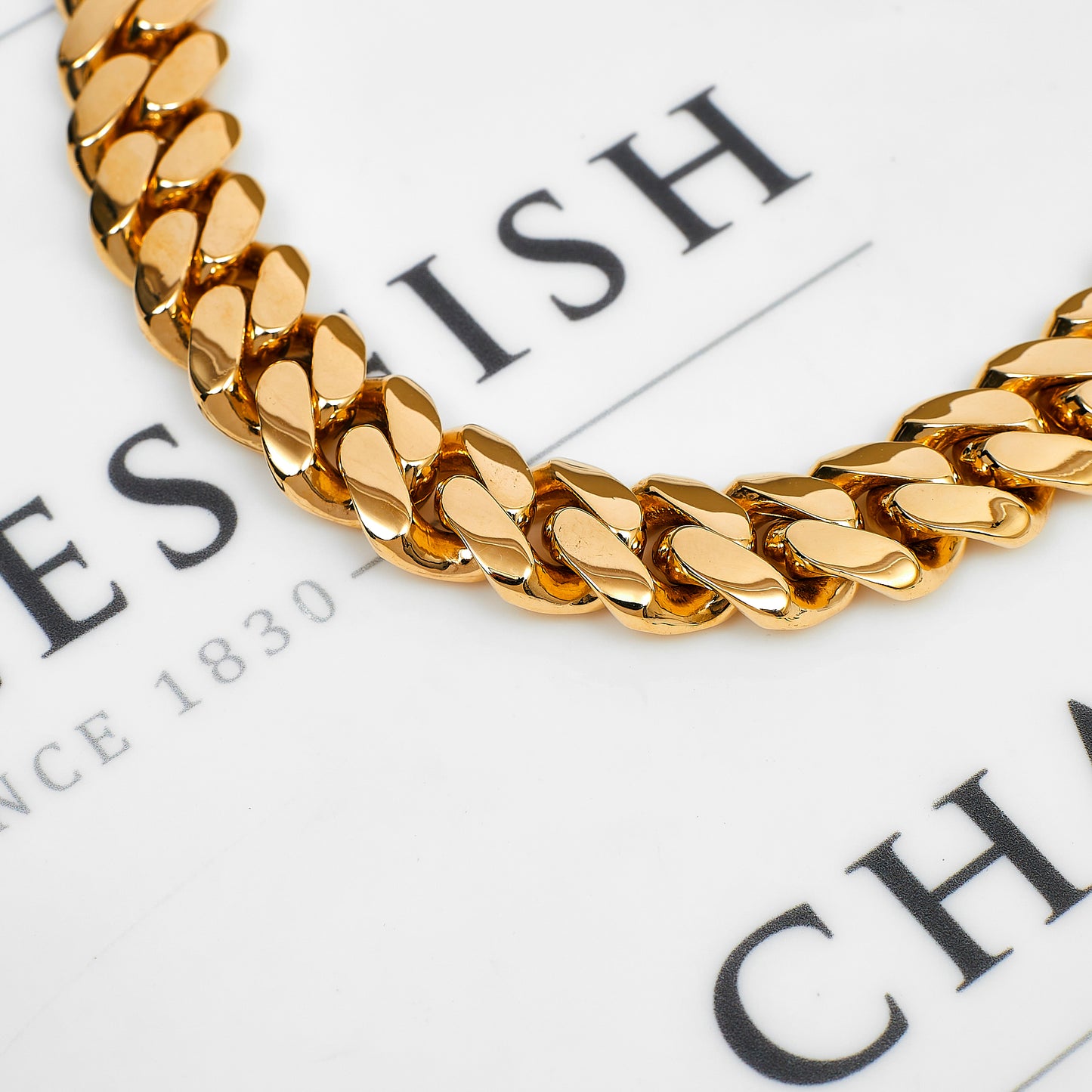 Pre-Owned 9ct Gold 16mm Curb Chain Bracelet 8 Inch