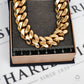 Pre-Owned 9ct Gold 16mm Curb Chain Bracelet 8 Inch