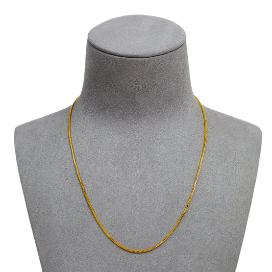 Pre-Owned 22ct Gold Foxtail Chain Necklace 16 Inch