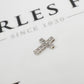 Pre-Owned 18ct White Gold & Diamond Cross Pendant Petite