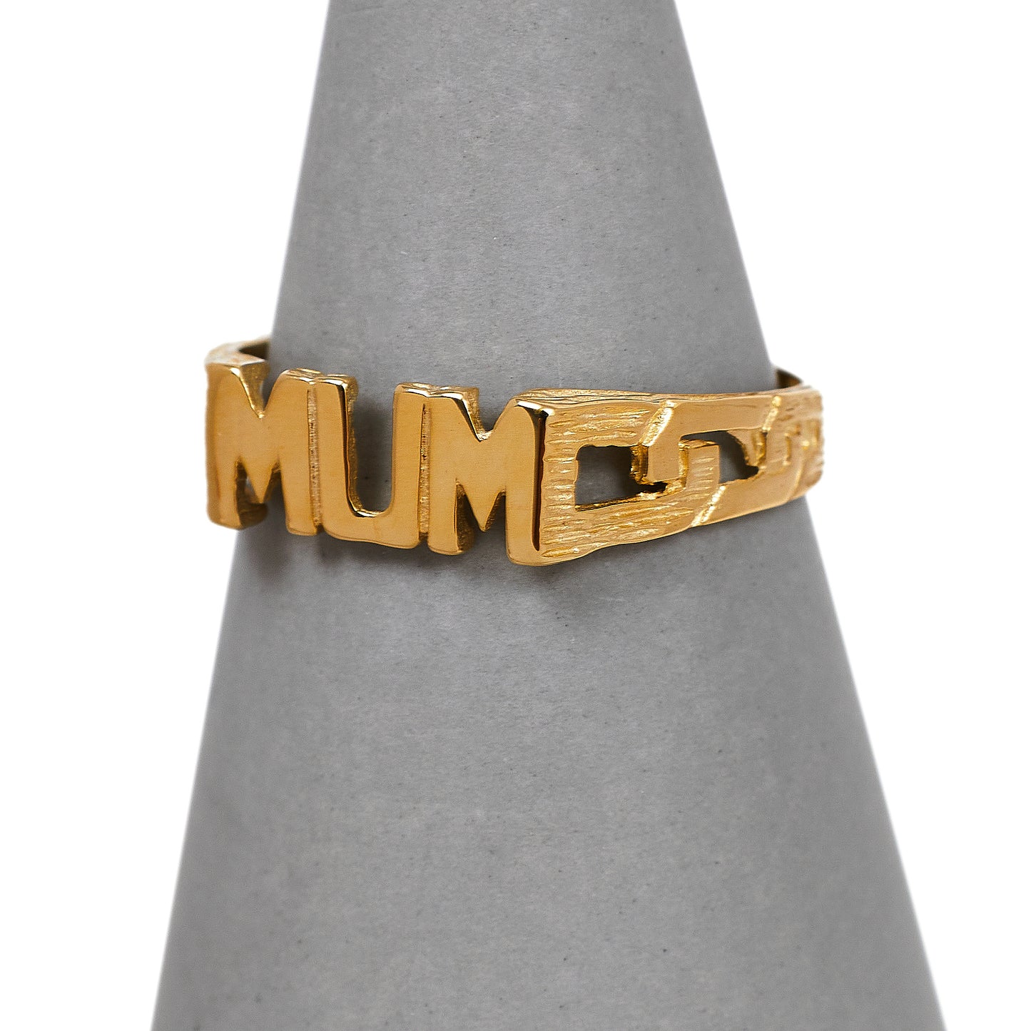 Pre-Owned 9ct Gold MUM Cherish Ring Size O