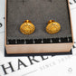 Pre-Owned 22ct Gold Flower Design Stud Earrings