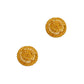 Pre-Owned 22ct Gold Flower Design Stud Earrings 