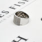 Pre-Owned 18ct White Gold 8 Row Diamond Ring Size Q