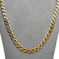Pre-Owned 9ct Gold Curb Chain Necklace 22 Inch