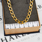 Pre-Owned 9ct Gold Curb Chain Necklace 22 Inch