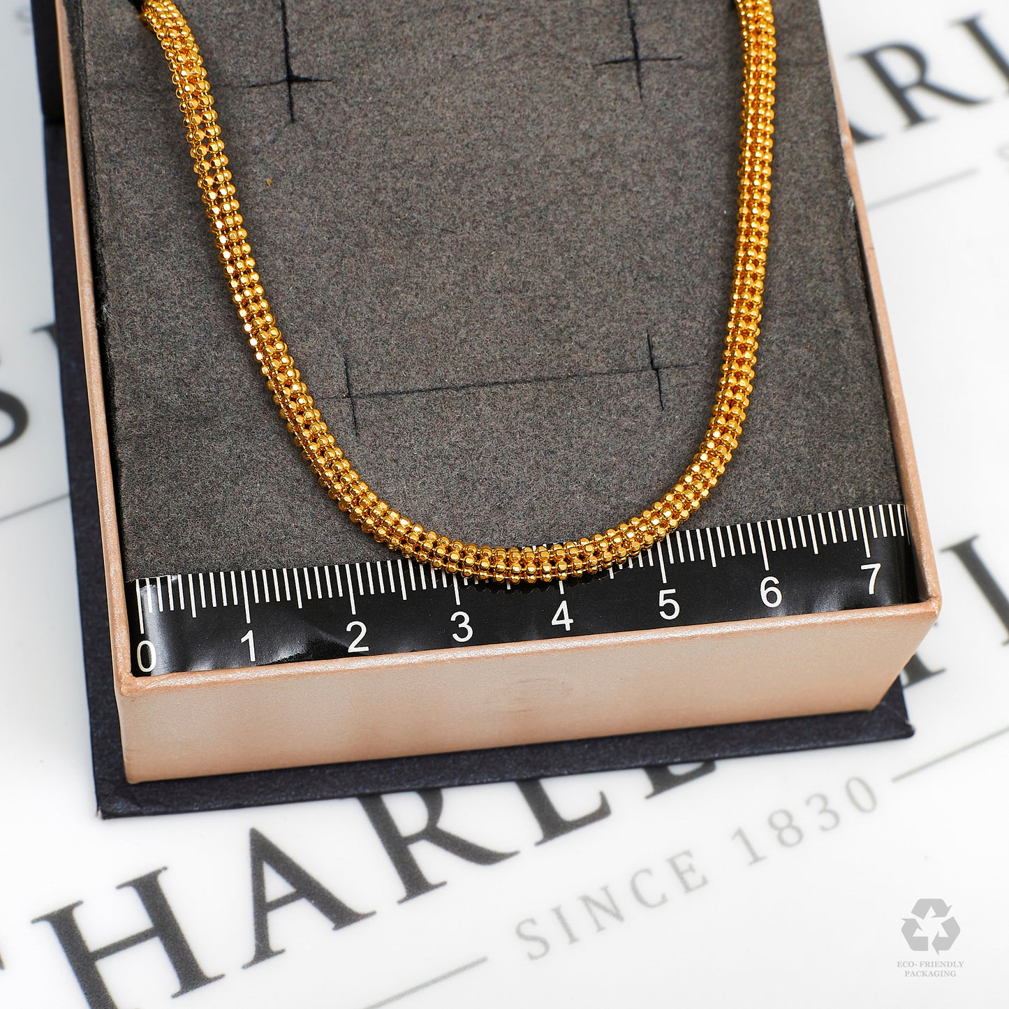 Pre-Owned 22ct Gold Popcorn Necklace 22 Inch
