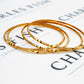 Pre-Owned 22ct Gold Decorative Bangles Set Of 4