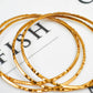 Pre-Owned 22ct Gold Decorative Bangles Set Of 4