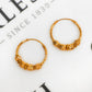 Pre-Owned 22ct Gold Hoop Earrings & Faceted Beads