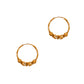 Pre-Owned 22ct Gold Hoop Earrings & Faceted Beads