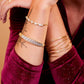 Pre-Owned 18ct Gold TIFFANY Elsa Peretti 9 Row Wave Bangle