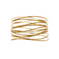 Pre-Owned 18ct Gold TIFFANY Elsa Peretti 9 Row Wave Bangle