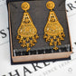 Pre-Owned 22ct Gold Flower Design Tassel Earrings