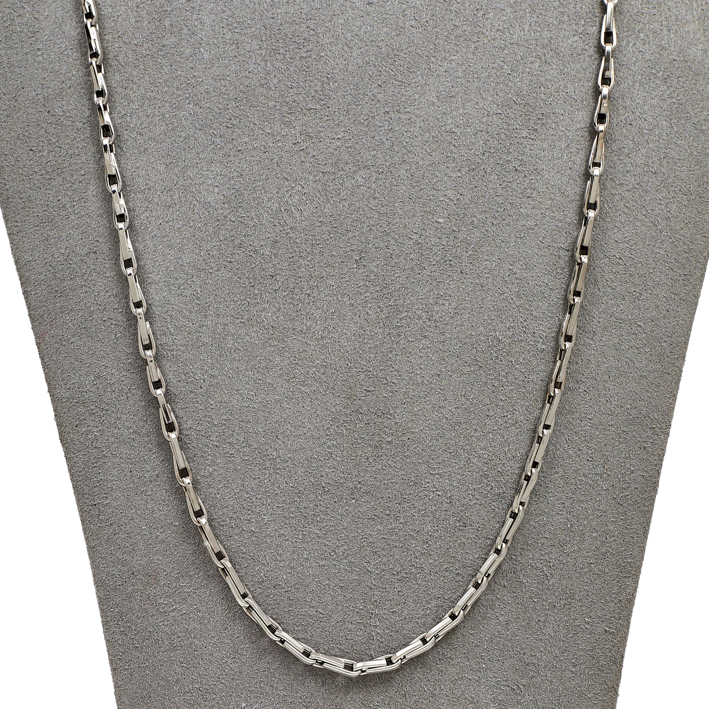 Pre-Owned 18ct White Gold Link Chain Necklace 24 Inch
