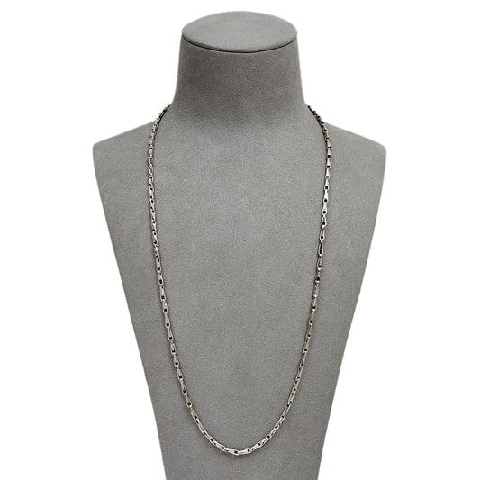 Pre-Owned 18ct White Gold Link Chain Necklace 24 Inch